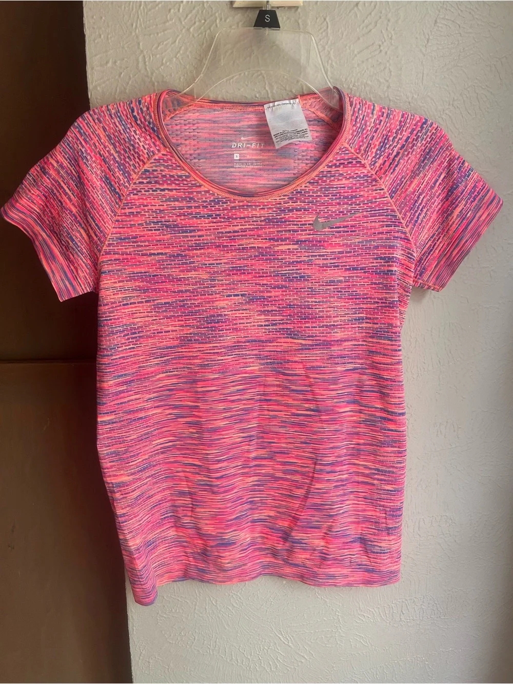 Nike Dry Fit multi pink athletic shirt Size Small